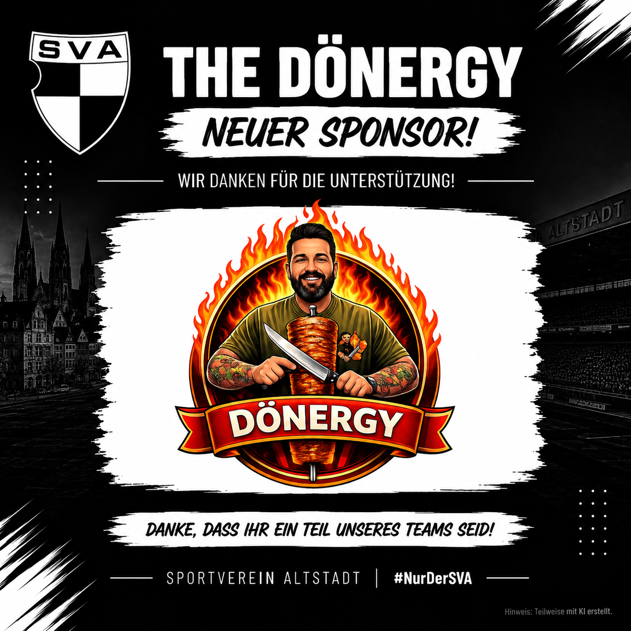 Neuer Sponsor: The Dönergy